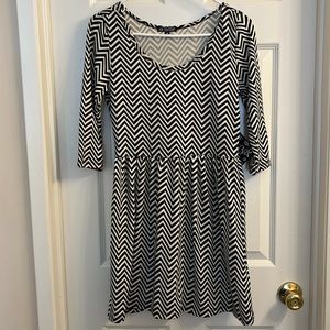 NWT BEBOP chevron dress